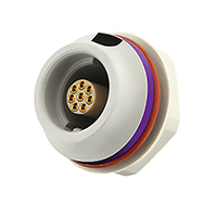 Souriau - JMXHH1G08FCUDSP - CONN RCPT FMALE 8POS GOLD CRIMP