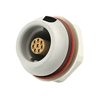 Souriau - JMXHH1G08FSUDSM - CONN RCPT FMALE 8POS GOLD SOLDER