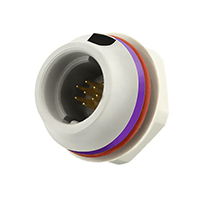 Souriau - JMXHH1G08MSUDSP - CONN RCPT MALE 8POS GOLD SOLDER