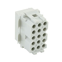 Souriau - SMS15R3 - SMS 15 POS RCPT HI TEMP