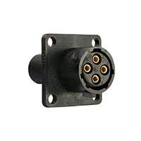 Souriau - UTS0104S - CONN RCPT HSNG FMALE 4POS PNL MT