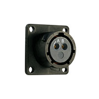 Souriau - UTS012D2S - CONN RCPT 2POS PNL MNT SKT PCB