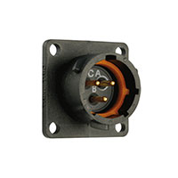 Souriau - UTS012D3P - CONN RCPT 3POS PNL MNT PIN PCB