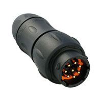 Souriau - UTS1GJC128P - CONN RCPT HSNG MALE 8POS INLINE