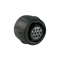 Souriau - UTS612E10S - CONN PLUG 10POS INLINE SKT SOLDR