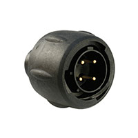 Souriau - UTS612E4P - CONN PLUG 4POS W/O BKSHLL W/PIN