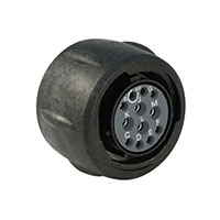 Souriau - UTS614E12P - CONN PLUG 12POS INLINE PIN SOLDR