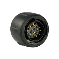 Souriau - UTS614E15P - CONN PLUG 15POS INLINE PIN SOLDR