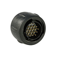 Souriau - UTS614E18P - CONN PLUG 18POS INLINE PIN SOLDR