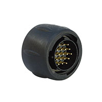 Souriau - UTS614E19P - CONN PLUG 19POS INLINE PIN SOLDR