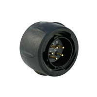 Souriau - UTS614E5P - CONN PLUG 5P INLINE PIN SLD CUP