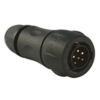 Souriau - UTS6JC103W3P - CONN PLUG HSNG MALE 6POS INLINE