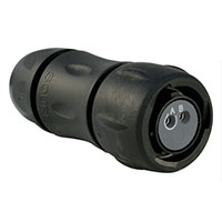 Souriau - UTS6JC12E2S - CONN PLUG 2P INLINE SKT SLD CUP