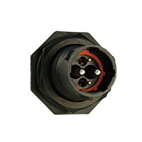 Souriau - UTS7102W2P - CONN RCPT HSNG MALE 4POS PNL MNT