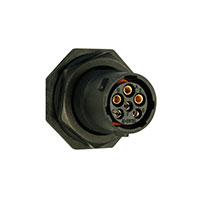 Souriau - UTS7103W3S - CONN RCPT HSNG FMALE 6POS PNL MT