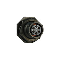 Souriau - UTS710D6S - CONN RCPT 6POS JAM NUT SKT PCB