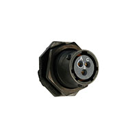 Souriau - UTS712D3S - CONN RCPT 3POS JAM NUT SKT PCB