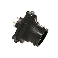 Souriau - UTS712D4P - CONN RCPT JAM NUT 4POS W/PIN PCB