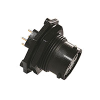 Souriau - UTS712D4S - CONN RCPT JAM NUT 4POS W/SKT PCB