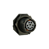 Souriau - UTS712D8S - CONN RCPT 8POS JAM NUT SKT PCB