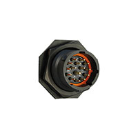 Souriau - UTS714D15P32 - CONN RCPT 15POS JAM NUT PIN PCB