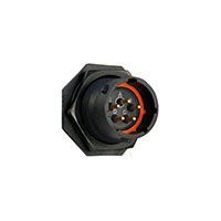 Souriau - UTS714E5P - CONN RCPT 5POS JAM NUT PIN SOLDR