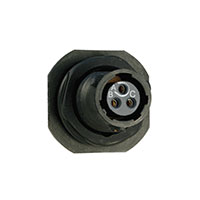 Souriau - UTS78D33S - CONN RCPT 3POS JAM NUT SKT PCB