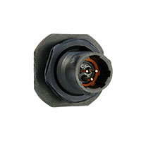 Souriau - UTS78E33P - CONN RCPT 3POS JAM NUT PIN SOLDR