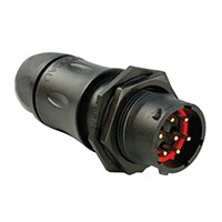 Souriau - UTS7GJC147P - CONN RCPT HSNG MALE 7POS PNL MT