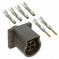 Souriau - UTL0103G1S16AWG - CONN RCPT 4POS PNL MNT M-F