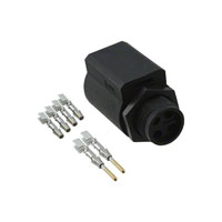 Souriau - UTL7103G1S14AWG - CONN RCPT 4POS JAM NUT M-F