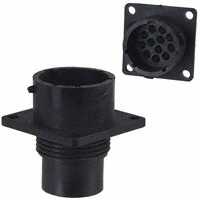 Souriau - UTP01412P - CONN RCPT HSNG MALE 12POS PNL MT