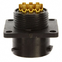 Souriau - UTS012E10P - CONN RCPT SQ FLANGE 10POS W/PIN