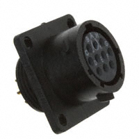 Souriau - UTS012E10S - CONN RCPT SQ FLANGE 10POS W/SCKT