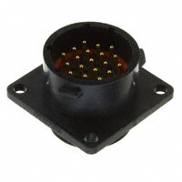 Souriau - UTS014E19P - CONN RCPT SQ FLANGE 19POS W/PIN