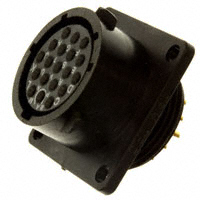 Souriau - UTS014E19S - CONN RCPT SQ FLANGE 19POS W/SCKT