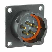 Souriau - UTS014E5P - CONN RCPT 5POS PNL MNT PIN SOLDR