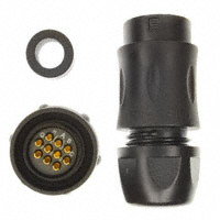 Souriau - UTS6JC12E10S - CONN PLUG INLINE 10POS W/SCKT