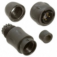 Souriau - UTS6JC12E4P - CONN PLUG 4POS W/BACKSHELL W/PIN