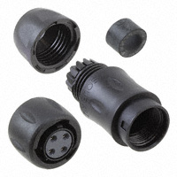 Souriau - UTS6JC12E4S - CONN PLUG 4POS W/BCKSHELL W/SCKT