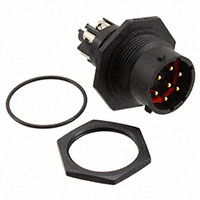 Souriau - UTS7147PSCR - CONN RCPT 7POS JAM NUT PIN