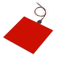 SparkFun Electronics - COM-10801 - EL PANEL - RED (10X10CM)