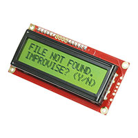 SparkFun Electronics - LCD-09066 - LCD SERIAL ENAB 16X2 BK ON GN