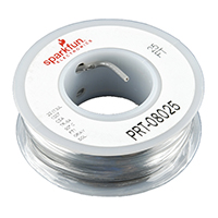 SparkFun Electronics - PRT-08025 - HOOK-UP SOLID 22 AWG GRAY 25'