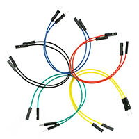 SparkFun Electronics - PRT-09140 - JUMPER WIRE 6" M/F 10PK