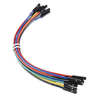 SparkFun Electronics - PRT-11710 - JUMPER WIRE 6" F/F 20 AWG 10PK