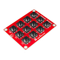 SparkFun Electronics - PRT-12080 - VKEY VOLTAGE KEYPAD 12PUSHBUTTON