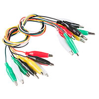 SparkFun Electronics - PRT-12978 - ALLIGATOR TEST LEADS - MULTICOLO