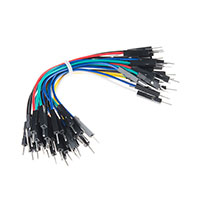 SparkFun Electronics - PRT-13870 - JUMPER WIRES PREMIUM 4" M/M - 20