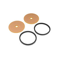 SparkFun Electronics - ROB-12107 - DISC WHEEL 4" CLR YLW 2PK